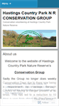 Mobile Screenshot of hastingscountrypark.org.uk